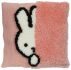 Cross stitch latch hook cushion Miffy pink Dick Bruna printed