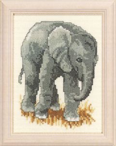 Embroidery kit elephant