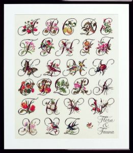 Embroidery kit Flora and Fauna ABC