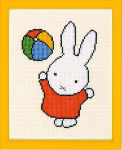 Embroidery kit Miffy with ball, Dick Bruna