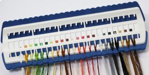 Floss- organiser, embroidery assistance