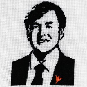 Portrait King  Willem-Alexander embroidery kit